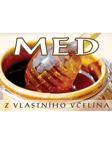 Střední PVC tabule 420x295 mm - med z vlastní včelnice