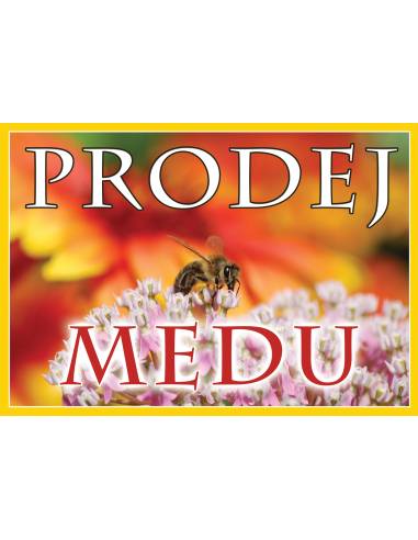 Střední PVC tabule 420x295 mm - prodej medu