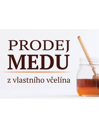 Střední PVC tabule 420x295 mm - prodej medu z vlastní včelnice