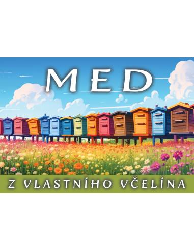 Střední PVC tabule 420x295 mm - med z vlastní včelnice